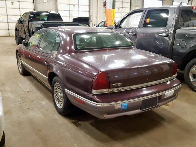 2C3ED46F6RH260963 - 1994 CHRYSLER NEW YORKER BURGUNDY photo 3