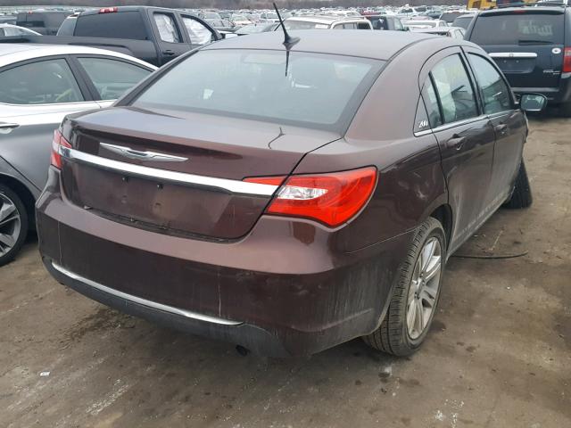 1C3CCBBB2DN618366 - 2013 CHRYSLER 200 TOURIN MAROON photo 4