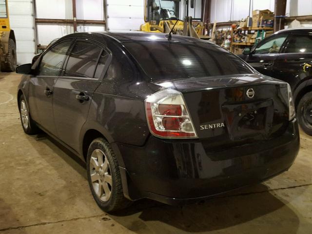 3N1AB61E88L682106 - 2008 NISSAN SENTRA 2.0 BLACK photo 3