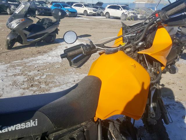 JKAKLEE1XJDA93776 - 2018 KAWASAKI KL650 E YELLOW photo 5