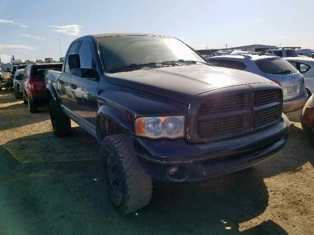3D7KS28C55G823089 - 2005 DODGE RAM 2500 S შავი ფოტო 1