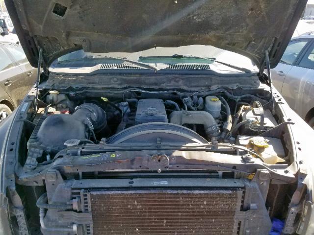 3D7KS28C55G823089 - 2005 DODGE RAM 2500 S შავი ფოტო 7