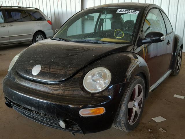 3VWCK31C45M406124 - 2005 VOLKSWAGEN NEW BEETLE BLACK photo 2