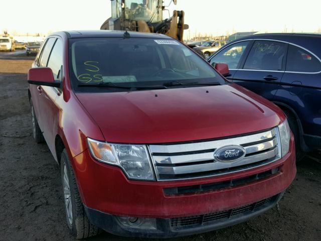 2FMDK4JC6ABB43154 - 2010 FORD EDGE SEL RED photo 1