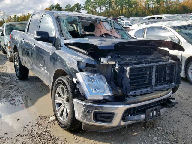 1N6AA1E53JN512767 - 2018 NISSAN TITAN SV BLACK photo 1