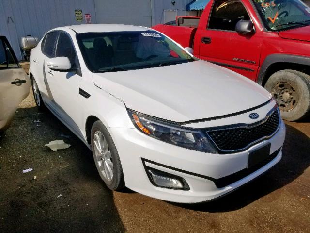 5XXGN4A70FG479269 - 2015 KIA OPTIMA EX WHITE photo 1