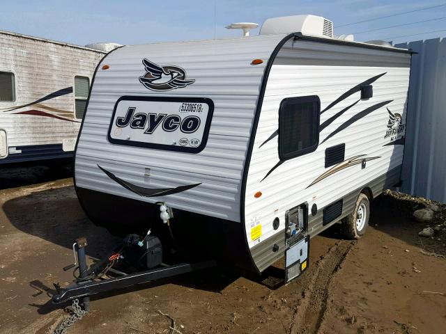 1UJBJ0AG8H17D0211 - 2017 JAYCO JAY FLIGHT  WHITE photo 2