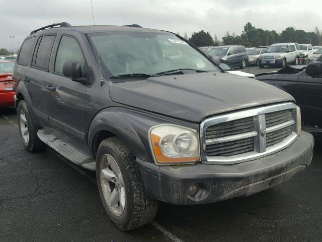 1D4HB48D14F110301 - 2004 DODGE DURANGO SL GRAY photo 1