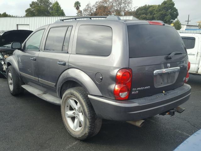 1D4HB48D14F110301 - 2004 DODGE DURANGO SL GRAY photo 3