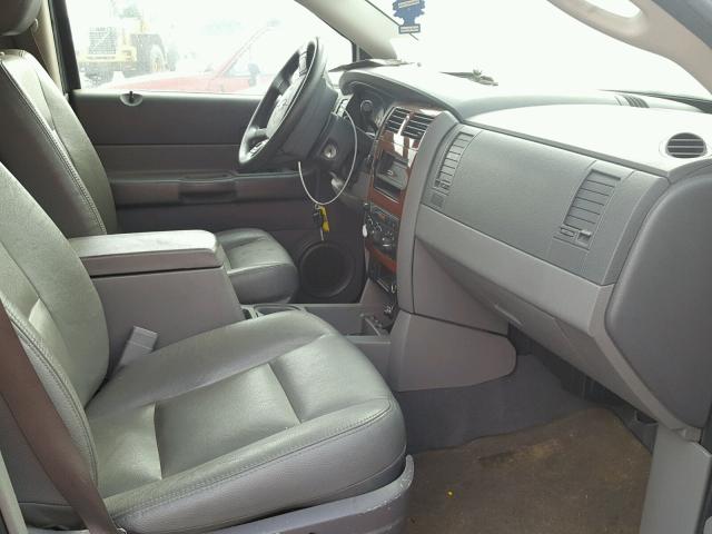 1D4HB48D14F110301 - 2004 DODGE DURANGO SL GRAY photo 5