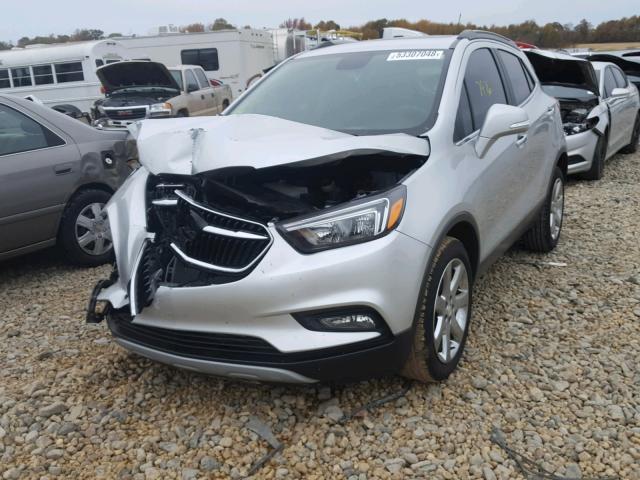 KL4CJBSB8JB577895 - 2018 BUICK ENCORE PRE SILVER photo 2