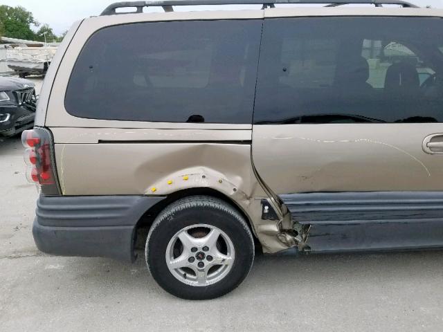 1GMDX03E2XD294648 - 1999 PONTIAC MONTANA / GOLD photo 9