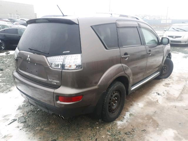 JA4JT5AX9AZ605856 - 2010 MITSUBISHI OUTLANDER BROWN photo 4