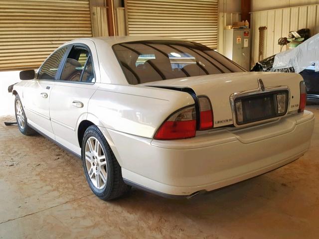 1LNHM87A03Y686417 - 2003 LINCOLN LS WHITE photo 3