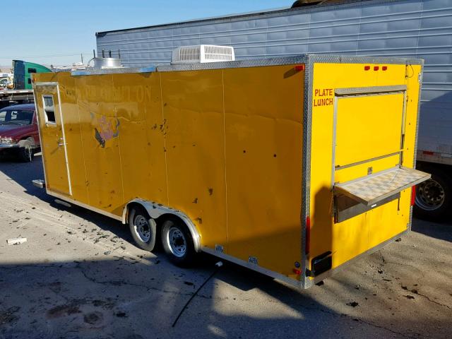 1S986X227CM982199 - 2012 OTHER TRAILER YELLOW photo 3