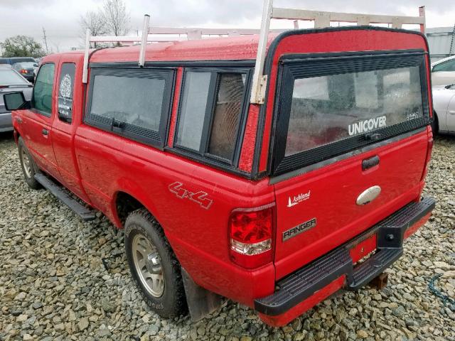 1FTLR4FE4BPB21055 - 2011 FORD RANGER SUP RED photo 3