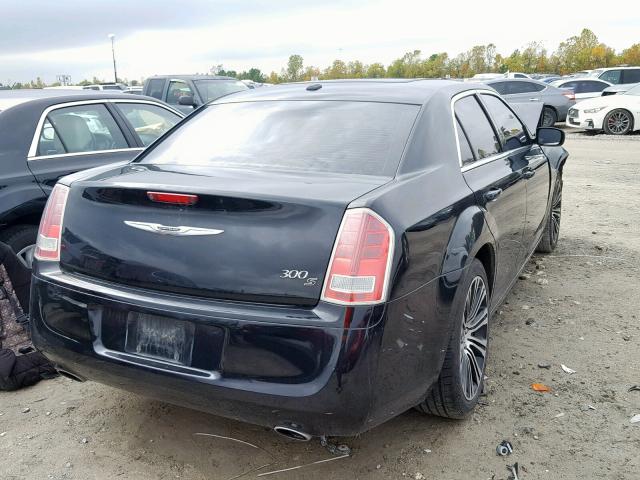 2C3CCABG3DH703392 - 2013 CHRYSLER 300 V6 BLACK photo 4