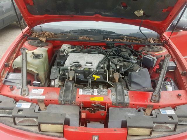 1G3WH15M0RD406502 - 1994 OLDSMOBILE CUTLASS SU RED photo 7