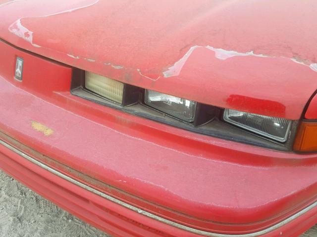 1G3WH15M0RD406502 - 1994 OLDSMOBILE CUTLASS SU RED photo 9