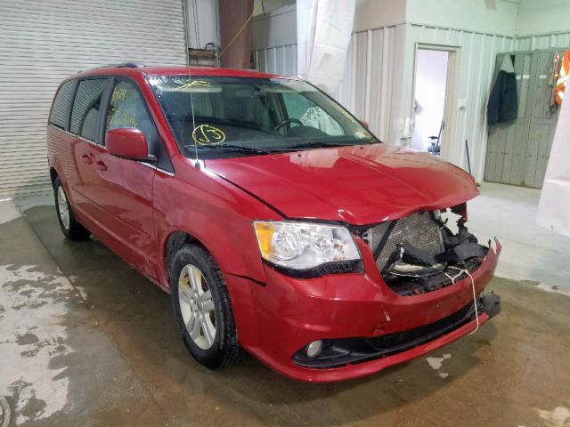 2C4RDGDG1CR389477 - 2012 DODGE GRAND CARA RED photo 1