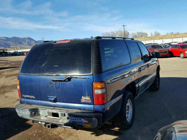 1GKFK16Z23J159010 - 2003 GMC YUKON XL K BLUE photo 4