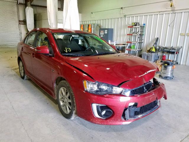 JA32V2FW1GU010622 - 2016 MITSUBISHI LANCER ES RED photo 1