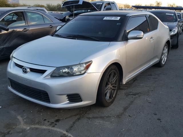 JTKJF5C74B3020206 - 2011 TOYOTA SCION TC SILVER photo 2