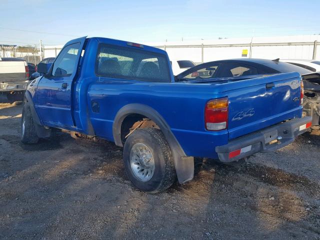 1FTYR11V7XPC01291 - 1999 FORD RANGER BLUE photo 3