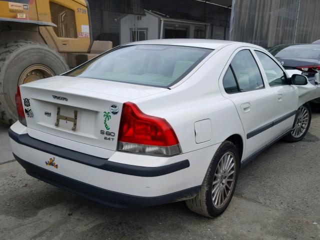 YV1RS58D432278182 - 2003 VOLVO S60 2.4T WHITE photo 4