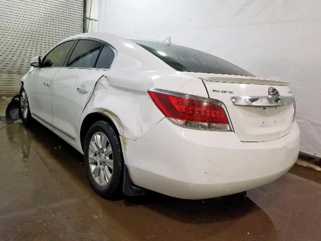 1G4GC5ER9CF298880 - 2012 BUICK LACROSSE WHITE photo 3