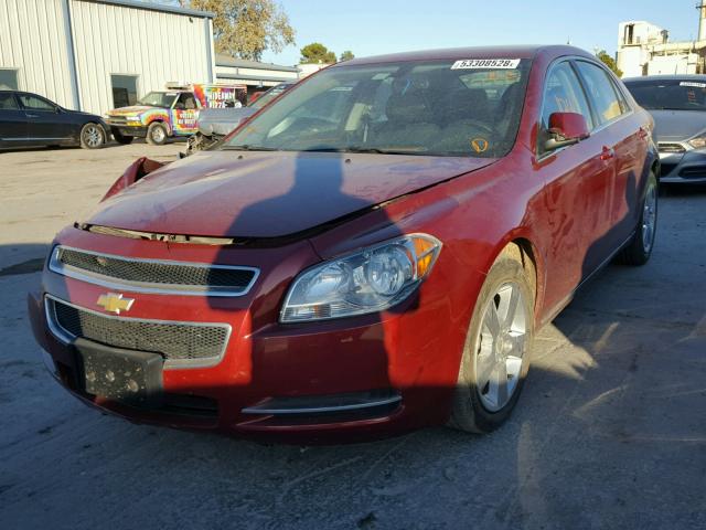 1G1ZD5E1XBF233631 - 2011 CHEVROLET MALIBU 2LT RED photo 2