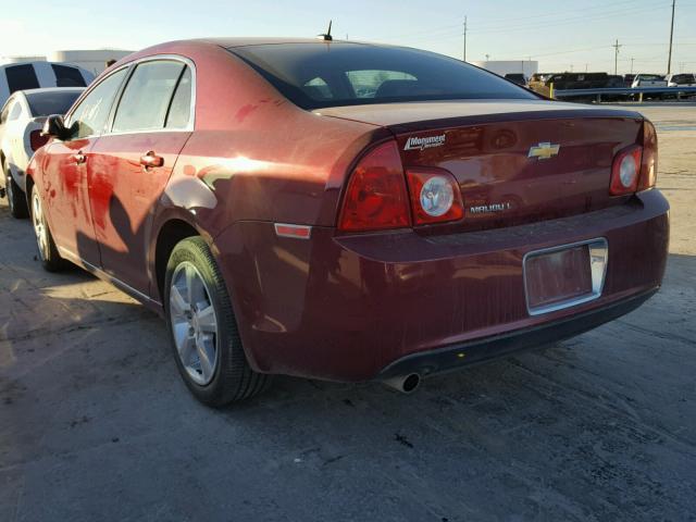 1G1ZD5E1XBF233631 - 2011 CHEVROLET MALIBU 2LT RED photo 3