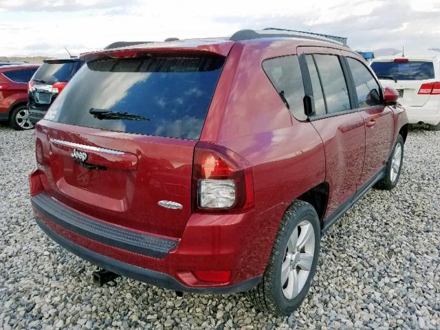 1C4NJDEB3GD585793 - 2016 JEEP COMPASS LA RED photo 4