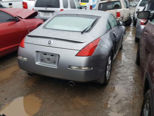 JN1AZ34D74T162448 - 2004 NISSAN 350Z COUPE GRAY photo 4