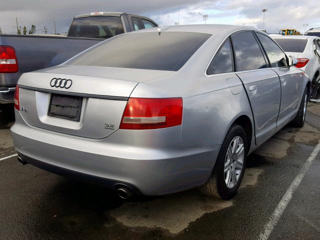 WAUDG74F35N104137 - 2005 AUDI A6 3.2 QUA SILVER photo 4