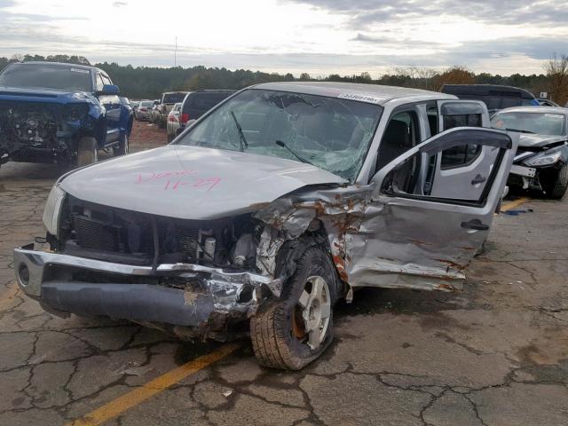 1N6AD07U87C456576 - 2007 NISSAN FRONTIER C SILVER photo 2