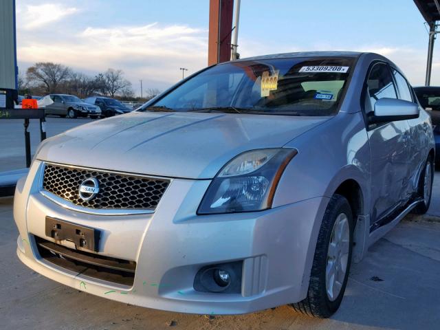 3N1AB6AP4CL757295 - 2012 NISSAN SENTRA 2.0 GRAY photo 2