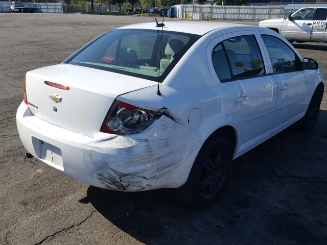 1G1AL58F487230444 - 2008 CHEVROLET COBALT LT WHITE photo 4