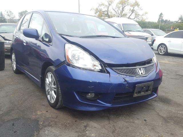 JHMGE8H55BC013339 - 2011 HONDA FIT SPORT BLUE photo 1