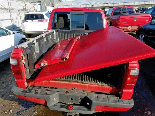 1FTZR11U74PA27973 - 2004 FORD RANGER RED photo 9