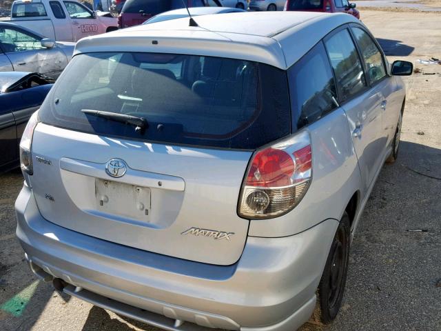 2T1KR32E16C618550 - 2006 TOYOTA COROLLA MA SILVER photo 4