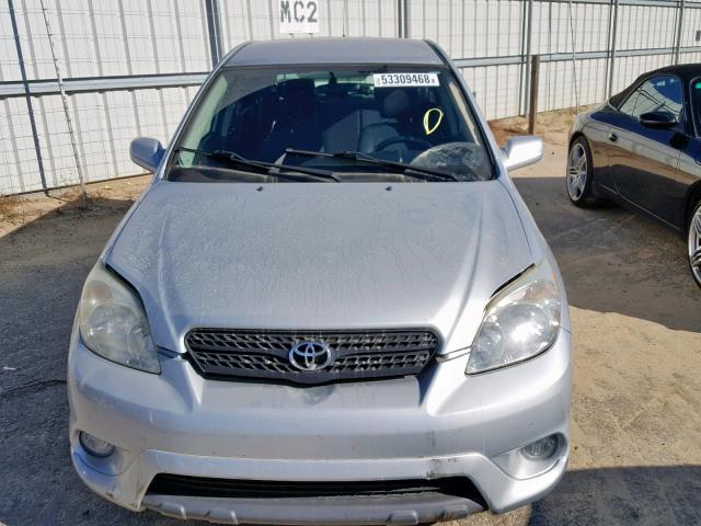 2T1KR32E16C618550 - 2006 TOYOTA COROLLA MA SILVER photo 9