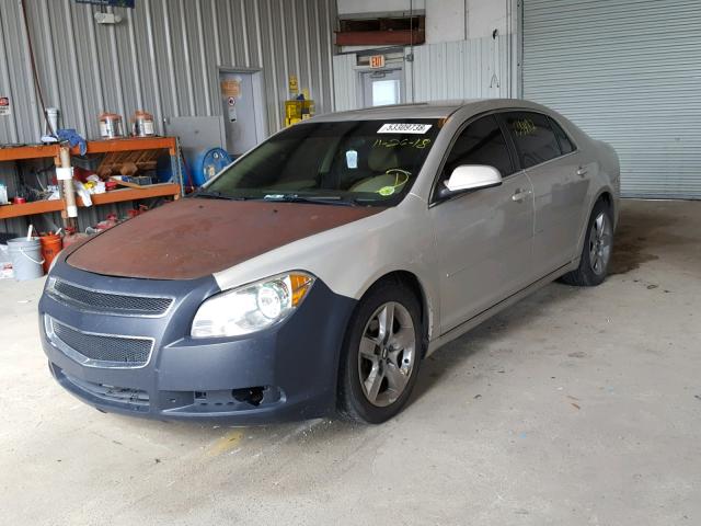 1G1ZC5E00AF189468 - 2010 CHEVROLET MALIBU 1LT TAN photo 2