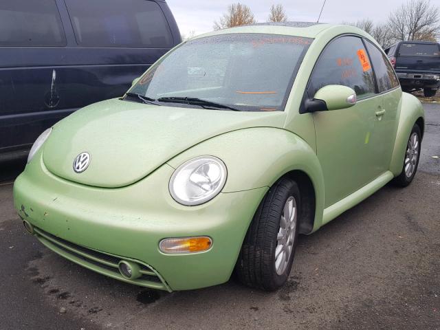 3VWCK31C75M417733 - 2005 VOLKSWAGEN NEW BEETLE 绿色 照片 2