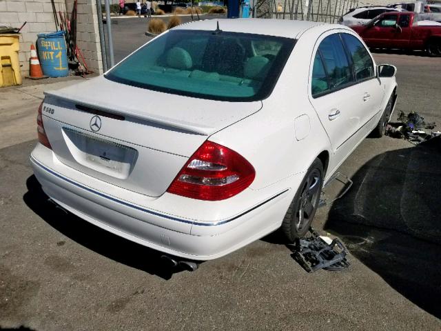 WDBUF65J83A115561 - 2003 MERCEDES-BENZ E 320 WHITE photo 4