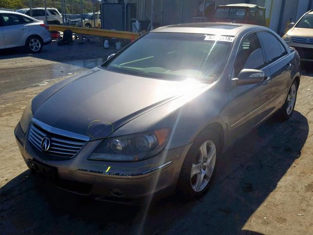 JH4KB16546C005185 - 2006 ACURA RL GRAY photo 2