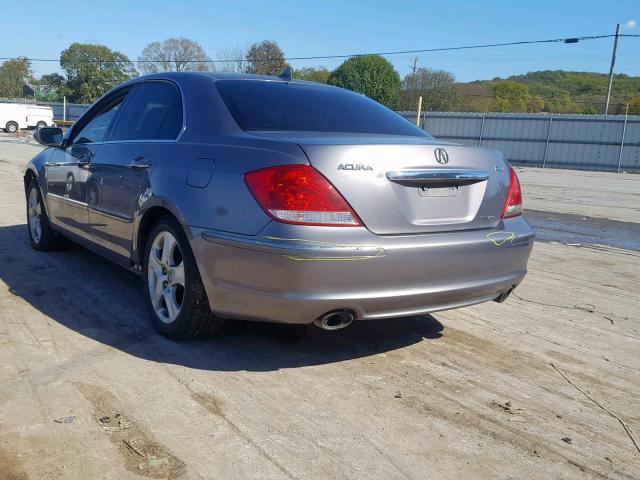 JH4KB16546C005185 - 2006 ACURA RL GRAY photo 3