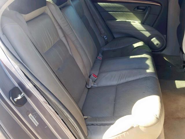 JH4KB16546C005185 - 2006 ACURA RL GRAY photo 6