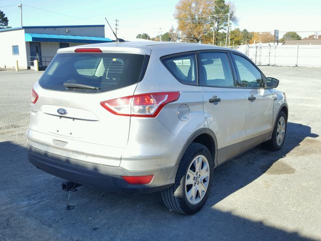 1FMCU0F71DUC01552 - 2013 FORD ESCAPE S SILVER photo 4