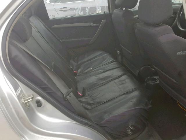 KL1TD56648B135516 - 2008 CHEVROLET AVEO BASE Gümüş foto 6